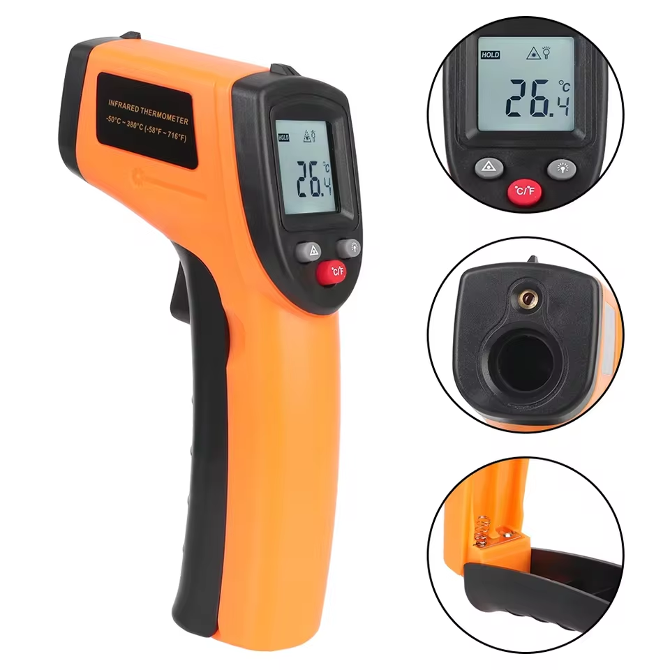 Industrial Laser Thermometer Gun - Nuovo Termometro Digitale a Infrarossi T600