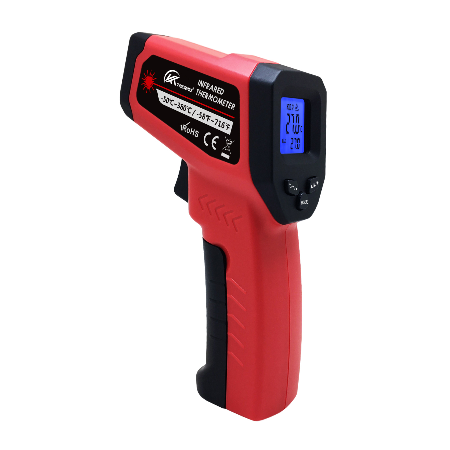 Industrial Laser Temperature - Termometro elettronico industriale LCD senza contatto-50