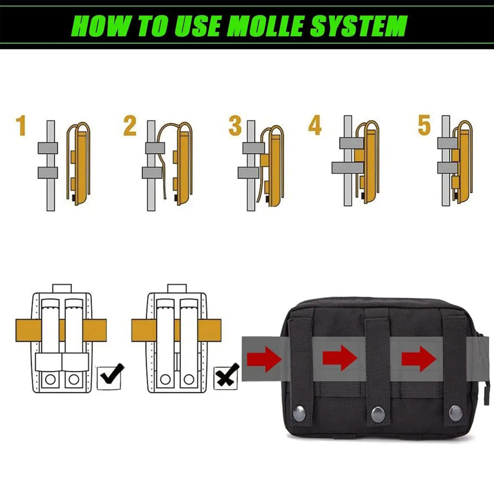 Borsa Tattica Molle in Nylon 1 - Industrial Laser Tool recensione e prezzo