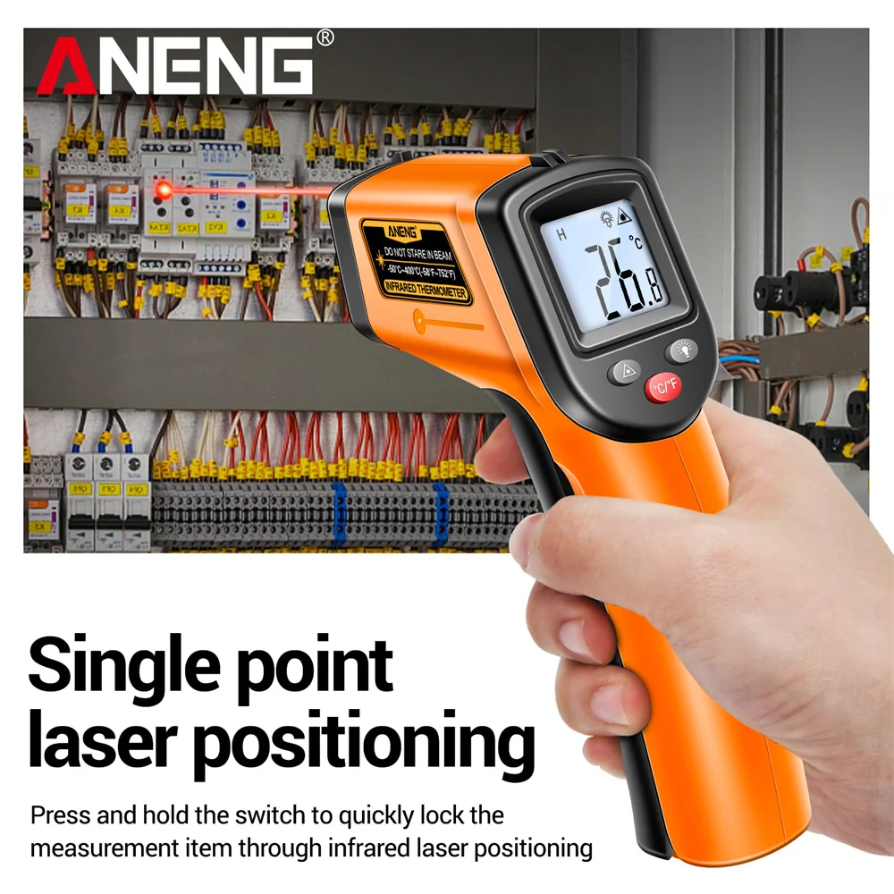 ANENG TH201 Termometro a Infra - Industrial Laser Thermometer Gun recensione e prezzo