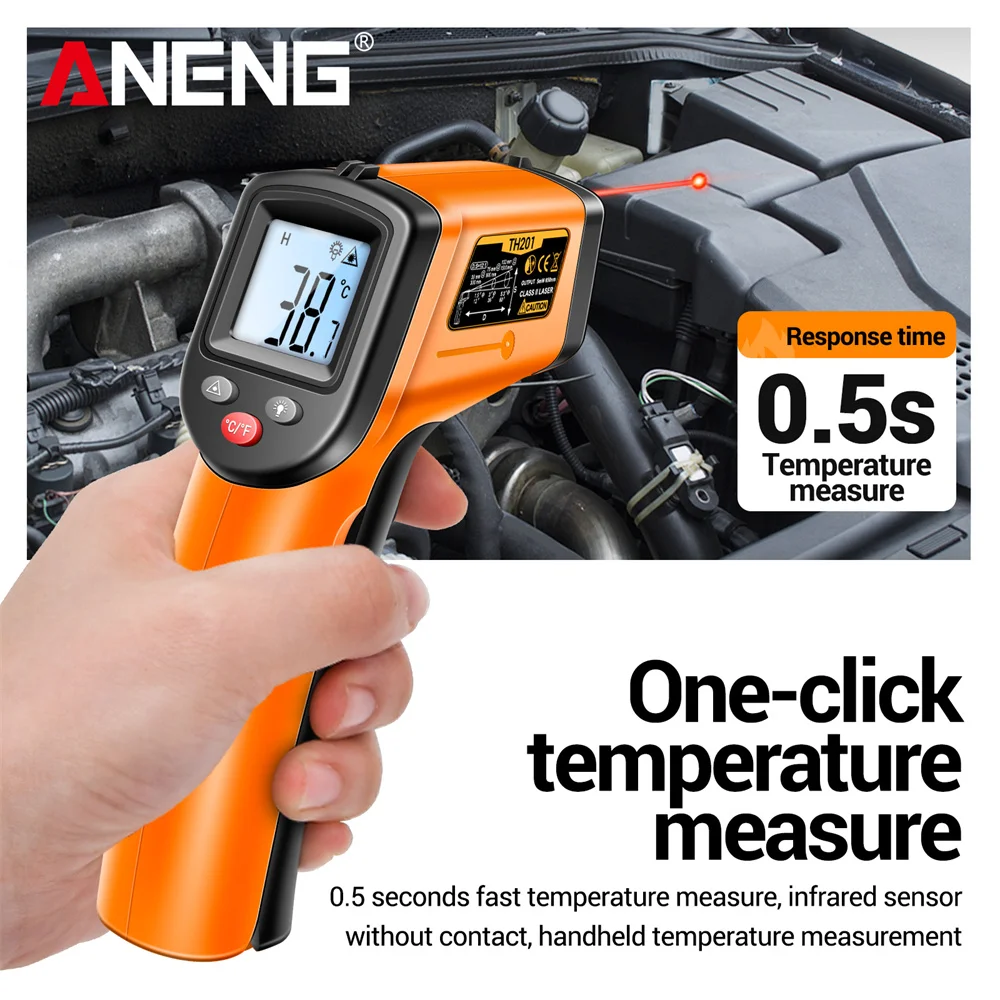 ANENG TH201 Termometro a Infra - Industrial Laser Thermometer Gun recensione e prezzo