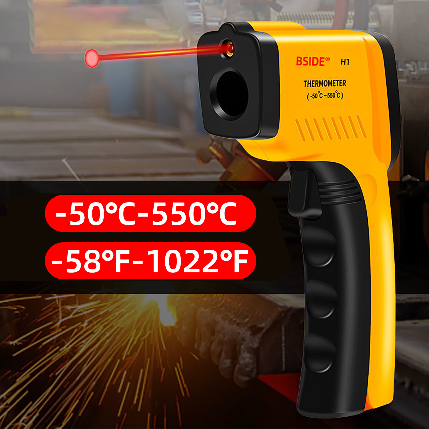 Termometro digitale a infraros - Industrial Laser Temperature recensione e prezzo