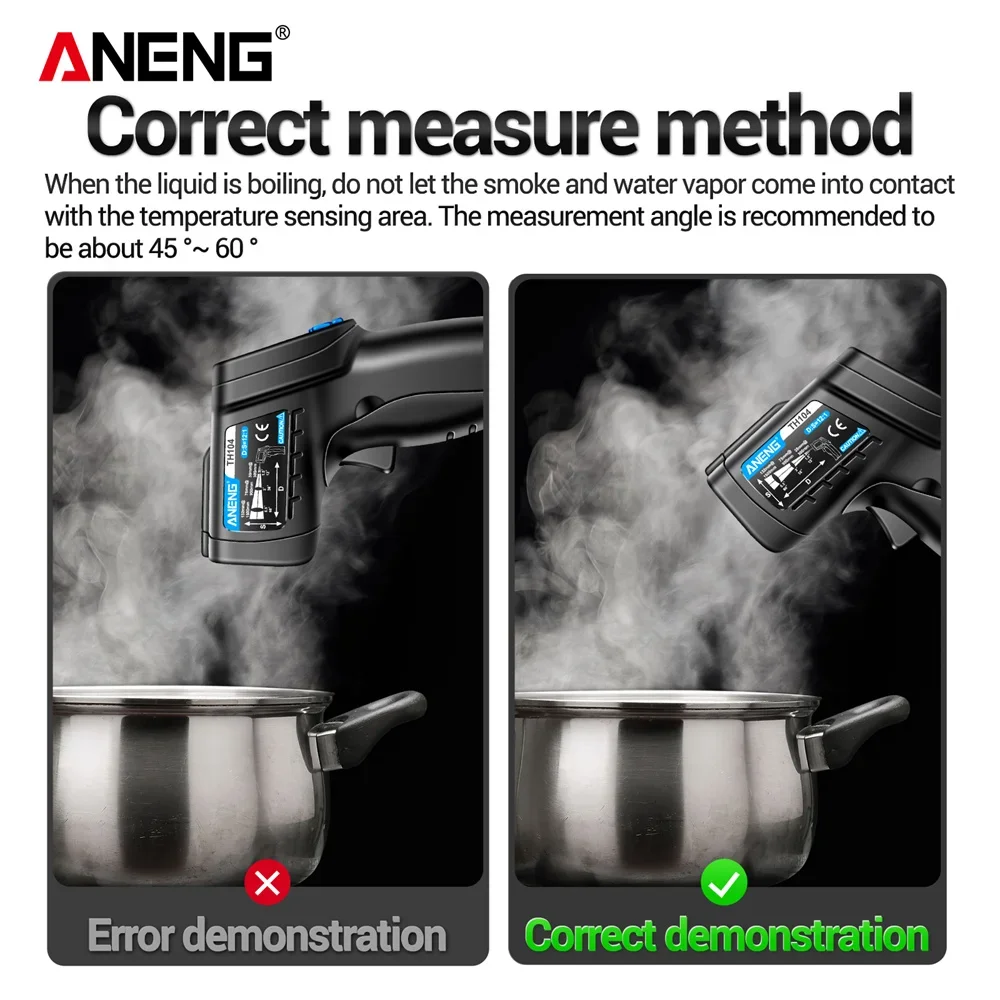 ANENG TH104 Termometro a Infra - Industrial Laser Thermometer Gun recensione e prezzo