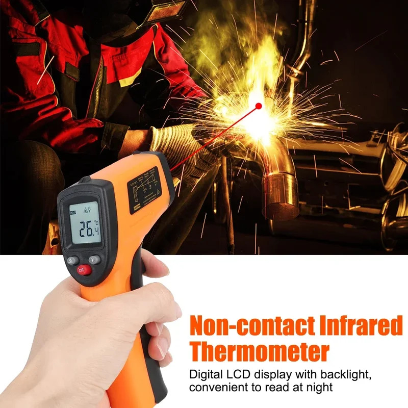 -50~380 ° C Pirometro a infrar - Industrial Laser Thermometer Gun recensione e prezzo