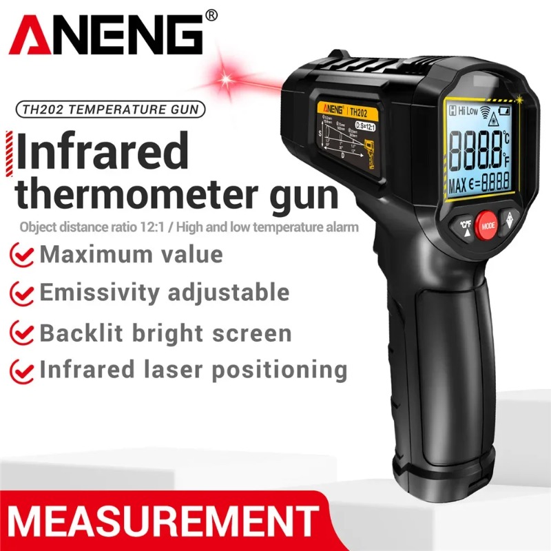 Termometro a Infrarossi Senza  - Industrial Laser Thermometer Gun recensione e prezzo